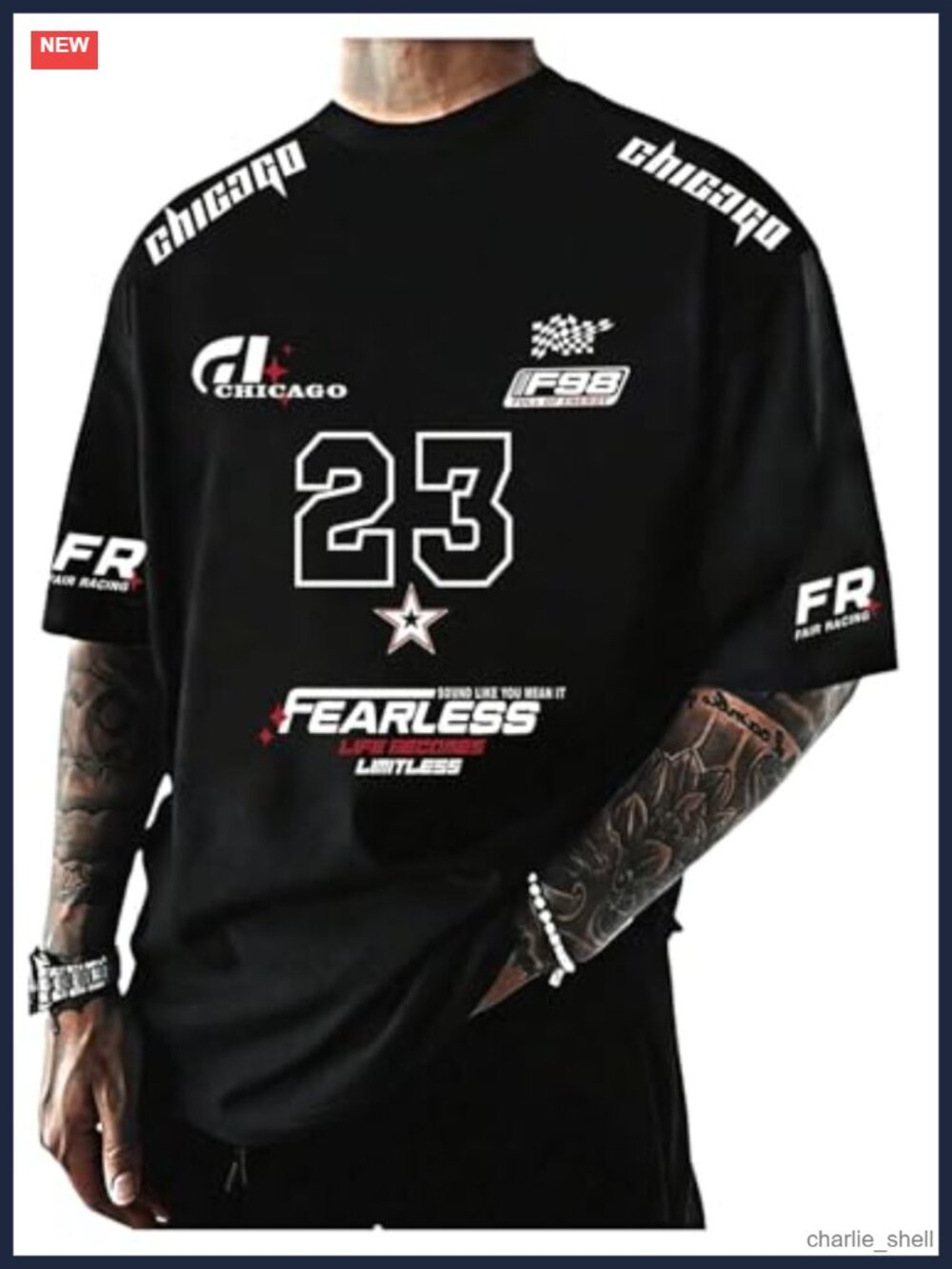 Men's Y2K Racing Graphic T-Shirt Short Sleeve Crew Neck Soft Stretchy Vintage